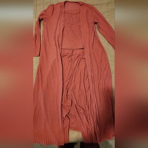 [SALE] Amazon - 3 Piece Set - Loungewear Maroon - Size Large